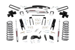 Dodge Ram 2500 Suspension Lift Kit - Rough Country - 5 Inch Lift, N3 Shock Absorbers - '00-'02